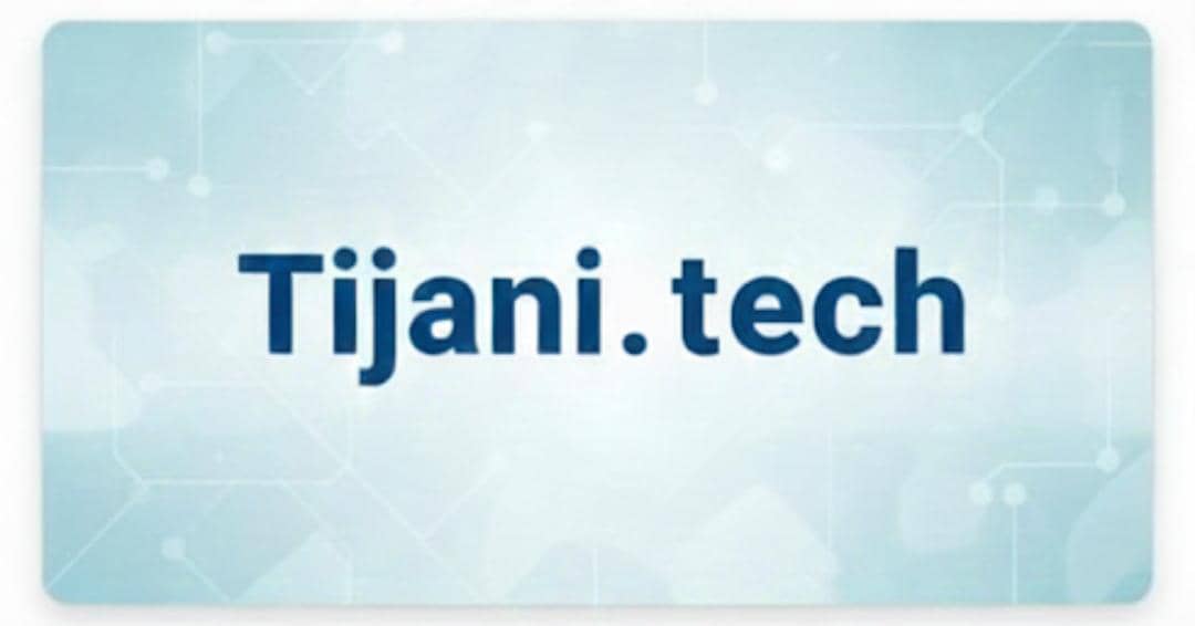Tijani Tech Banner